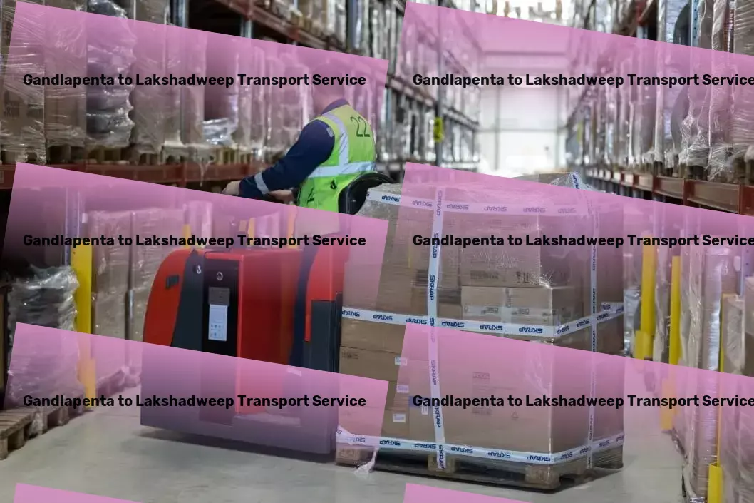 Gandlapenta to Lakshadweep Packers And Movers Containerized shipping