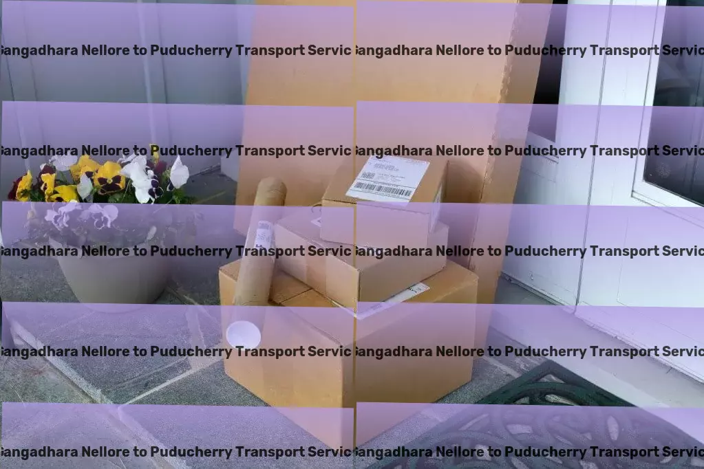 Gangadhara Nellore to Puducherry Packers And Movers Customized transport solutions that fit India perfectly! - Road transport services