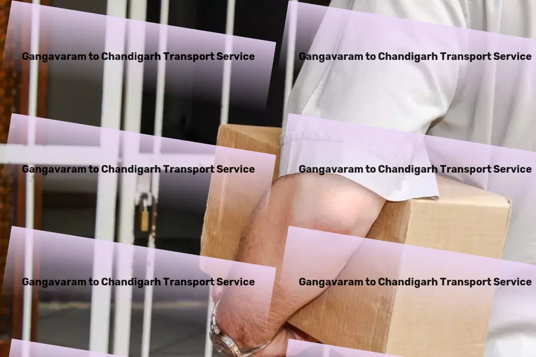 Gangavaram to Chandigarh Courier And Parcel Elevating the standard for goods movement across India. - Full-service freight logistics