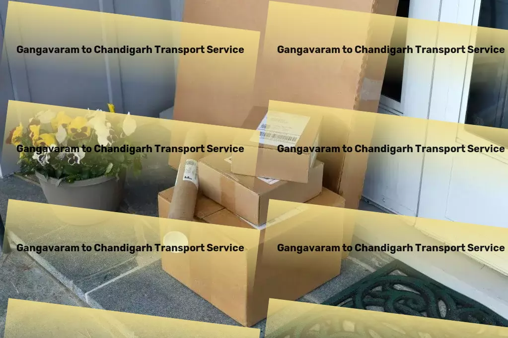 Gangavaram to Chandigarh Courier And Parcel Seamless and efficient - our mantra for Indian transport! - Large cargo movers