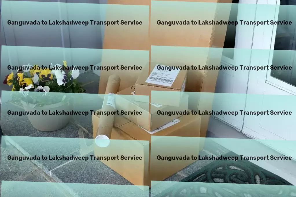 Ganguvada to Lakshadweep Luggage Courier National goods solutions