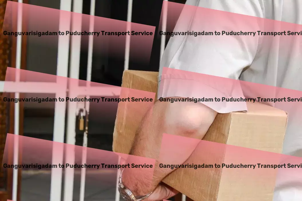 Ganguvarisigadam to Puducherry Part Load Transport Inter-regional packers and movers