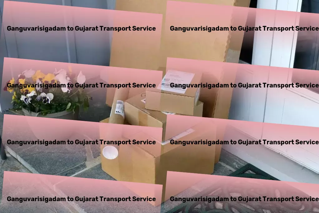 Ganguvarisigadam to Gujarat Transport National package services