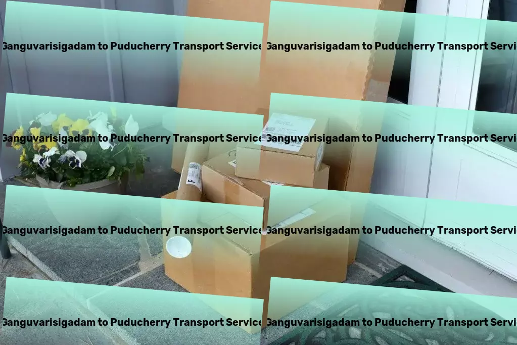 Ganguvarisigadam to Puducherry Luggage Courier Industrial shipping solutions