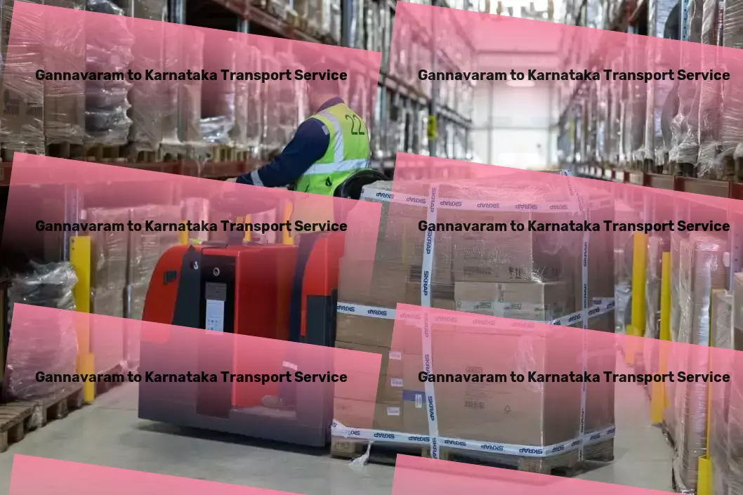 Gannavaram to Karnataka Luggage Courier Industrial goods forwarding