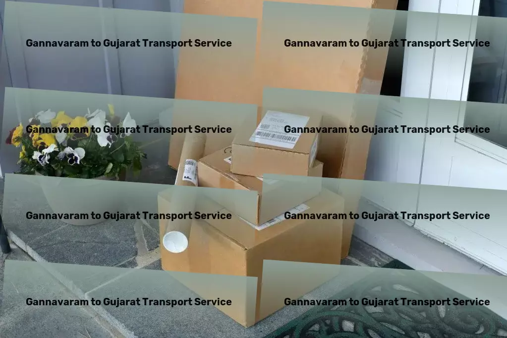 Gannavaram to Gujarat Luggage Courier Advanced freight solutions