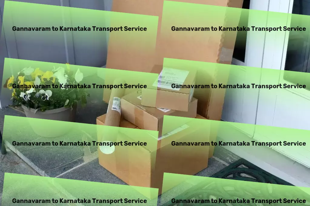 Gannavaram to Karnataka Luggage Courier Efficient road logistics