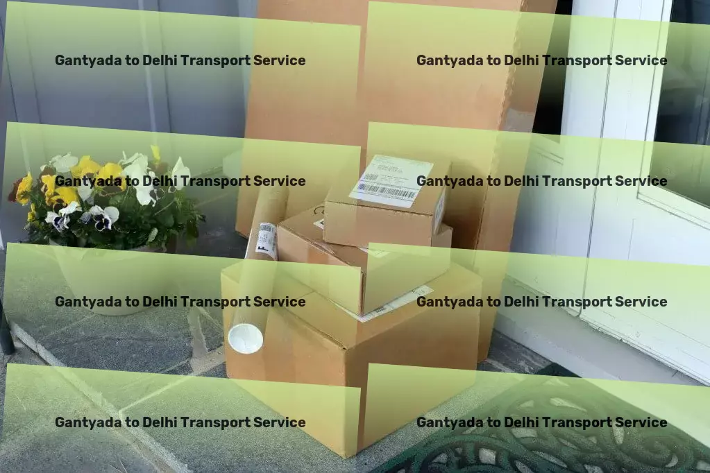 Gantyada to Delhi Luggage Courier Fast goods solutions